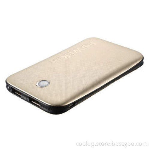 6,500mAh Power Bank, 2.1A Dual-output, Thin Design